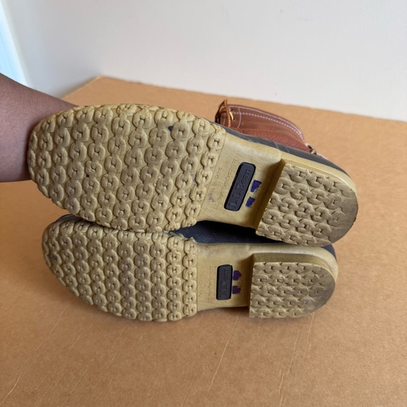 LL Bean Boots Duck Shearling Lined Insulated - Picture 7 of 12